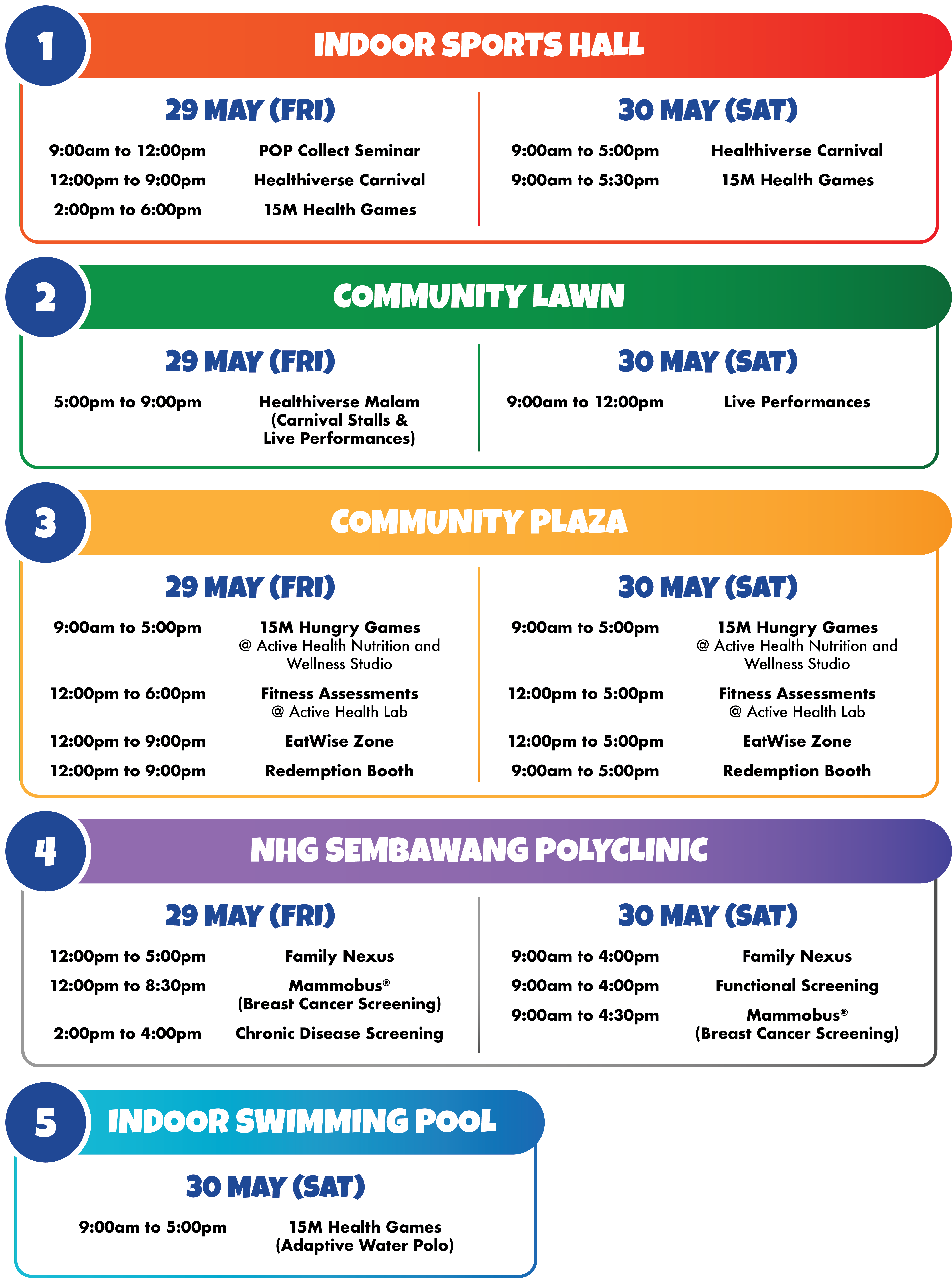 Programme Schedule